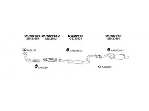 VENEPORTE 050050 išmetimo sistema