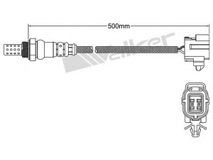 WALKER PRODUCTS 250-241047 lambda jutiklis 
 Variklis -> Variklio elektra
39210 3Y100, 39210 3Y160, 39210 3Y120