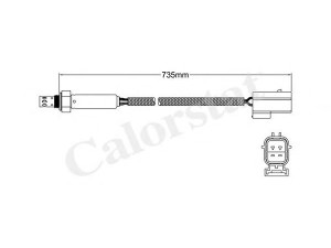 CALORSTAT by Vernet LS140718 lambda jutiklis
1682AA, 1682BA, 70412A, 70413A