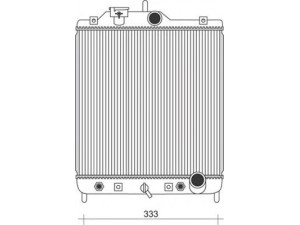 MAGNETI MARELLI 350213928000 radiatorius, variklio aušinimas 
 Aušinimo sistema -> Radiatorius/alyvos aušintuvas -> Radiatorius/dalys
19010-P03-901, 19010P03901, 1910P1KE51