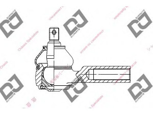 DJ PARTS DE1050 skersinės vairo trauklės galas 
 Vairavimas -> Vairo mechanizmo sujungimai
MB527169, MB597605, MB598023, MR476457