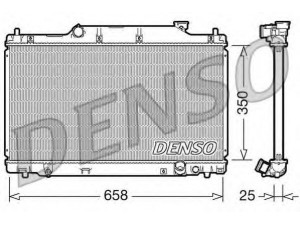 DENSO DRM40007 radiatorius, variklio aušinimas 
 Aušinimo sistema -> Radiatorius/alyvos aušintuvas -> Radiatorius/dalys
19010PRA003