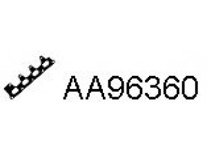 VENEPORTE AA96360 tarpiklis, išleidimo kolektorius
7700107181, 8200365915