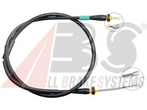 A.B.S. K17272 trosas, stovėjimo stabdys 
 Stabdžių sistema -> Valdymo svirtys/trosai
365302756R