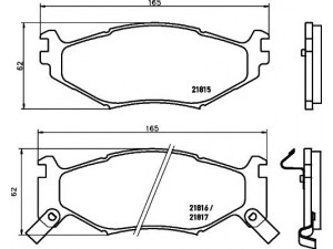 HELLA PAGID 8DB 355 008-211 stabdžių trinkelių rinkinys, diskinis stabdys 
 Techninės priežiūros dalys -> Papildomas remontas
44237115, 4423812, 4423822, K04423812