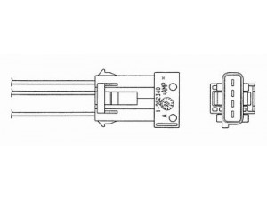 NGK 94426 lambda jutiklis 
 Variklis -> Variklio elektra
4239588, 91 32 564, 91 36 284, 42 39 588