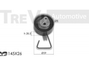 TREVI AUTOMOTIVE KD1315 paskirstymo diržo komplektas 
 Techninės priežiūros dalys -> Papildomas remontas