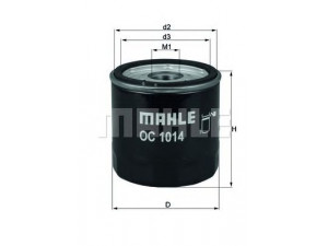 KNECHT OC 1014 alyvos filtras 
 Filtrai -> Alyvos filtras
31330049, 31330050