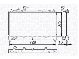MAGNETI MARELLI 350213134800 radiatorius, variklio aušinimas
L510-15-200C