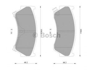 BOSCH 0 986 AB2 307 stabdžių trinkelių rinkinys, diskinis stabdys 
 Techninės priežiūros dalys -> Papildomas remontas
1N04-33-28Z, 1N06-33-28Z, 1V353328Z