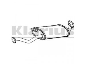 KLARIUS 230890 vidurinis duslintuvas 
 Išmetimo sistema -> Duslintuvas
5852084, 97165242, 5852084, 97165242