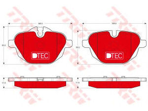 TRW GDB1840DTE stabdžių trinkelių rinkinys, diskinis stabdys 
 Techninės priežiūros dalys -> Papildomas remontas
34216788284, 34216796741, 34216862202