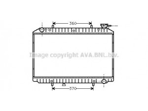 AVA QUALITY COOLING DNA2149 radiatorius, variklio aušinimas 
 Aušinimo sistema -> Radiatorius/alyvos aušintuvas -> Radiatorius/dalys
214109C003, 214109C004