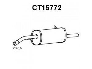 VENEPORTE CT15772 galinis duslintuvas 
 Išmetimo sistema -> Duslintuvas
1607411780