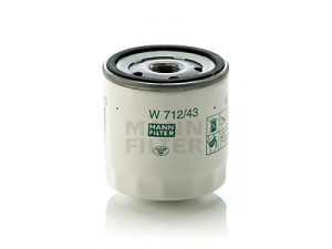 MANN-FILTER W 712/43 alyvos filtras 
 Techninės priežiūros dalys -> Techninės priežiūros intervalai
1026 285, 1070 523, 1072 434, 1143 677