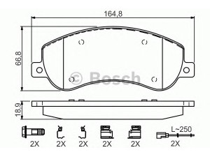 BOSCH 0 986 494 624 stabdžių trinkelių rinkinys, diskinis stabdys 
 Techninės priežiūros dalys -> Papildomas remontas
1371402, 1433952, 1488962, 1553797