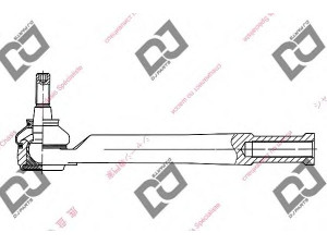 DJ PARTS DE1274 skersinės vairo trauklės galas 
 Vairavimas -> Vairo mechanizmo sujungimai
48520-3U025, 485203U025