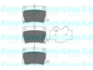 KAVO PARTS KBP-5512 stabdžių trinkelių rinkinys, diskinis stabdys 
 Techninės priežiūros dalys -> Papildomas remontas
4605A783, MR307415, MN102626, MR389575