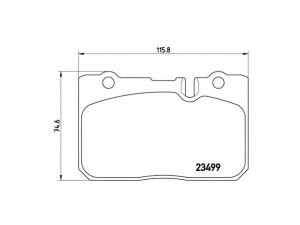 BREMBO P 83 039 stabdžių trinkelių rinkinys, diskinis stabdys 
 Techninės priežiūros dalys -> Papildomas remontas
0446550060