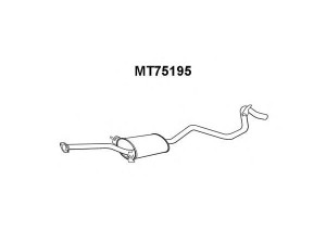 VENEPORTE MT75195 galinis duslintuvas 
 Išmetimo sistema -> Duslintuvas
MB376766