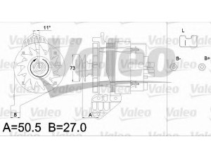 VALEO 436446 kintamosios srovės generatorius 
 Elektros įranga -> Kint. sr. generatorius/dalys -> Kintamosios srovės generatorius
7700859724, 7701352209