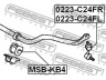 FEBEST MSB-KB4 skersinio stabilizatoriaus įvorių komplektas 
 Ašies montavimas/vairavimo mechanizmas/ratai -> Stabilizatorius/fiksatoriai -> Sklendės
MR992317