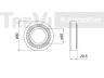 TREVI AUTOMOTIVE WB1385 rato guolio komplektas 
 Ašies montavimas/vairavimo mechanizmas/ratai -> Rato stebulė/montavimas -> Rato guolis