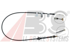 A.B.S. K10698 trosas, stovėjimo stabdys 
 Stabdžių sistema -> Valdymo svirtys/trosai
47510-SH3-013