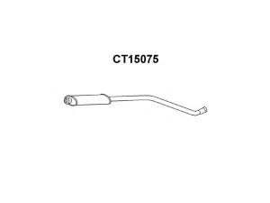 VENEPORTE CT15075 priekinis duslintuvas 
 Išmetimo sistema -> Duslintuvas
96092273