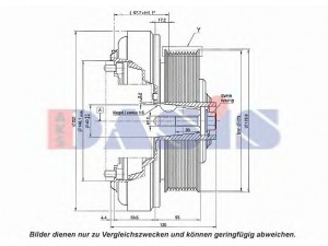 AKS DASIS 851259N magnetinė sankaba, oro kondicionieriaus kompresorius