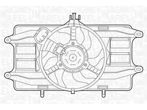 MAGNETI MARELLI 069422023010 ventiliatorius, radiatoriaus 
 Aušinimo sistema -> Oro aušinimas
46737732, 51738718