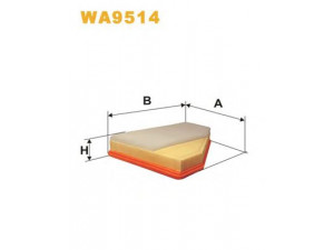 WIX FILTERS WA9514 oro filtras 
 Techninės priežiūros dalys -> Techninės priežiūros intervalai