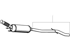 FENNO P1885 išleidimo kolektorius 
 Išmetimo sistema -> Išmetimo vamzdžiai
repair pipe