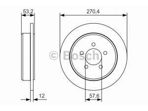 BOSCH 0 986 479 A80 stabdžių diskas 
 Dviratė transporto priemonės -> Stabdžių sistema -> Stabdžių diskai / priedai
04509 553AB, 05085 652AA, 05085 652AB