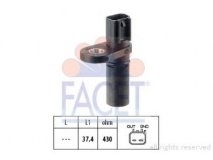 FACET 9.0280 jutiklis, alkūninio veleno impulsas; impulso jutiklis, smagratis 
 Elektros įranga -> Jutikliai
1S7E-6C315-BA, 4 096 750, 4 541 091