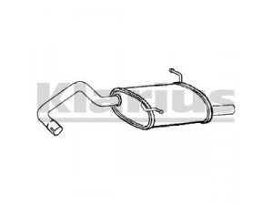 KLARIUS CH38J galinis duslintuvas 
 Išmetimo sistema -> Duslintuvas
05278846AD, 05278846AE