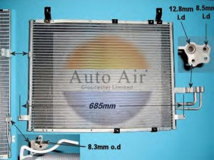 AUTO AIR GLOUCESTER 16-1076 kondensatorius, oro kondicionierius 
 Oro kondicionavimas -> Kondensatorius
OK2FA61480