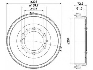 MINTEX MBD364 stabdžių būgnas 
 Stabdžių sistema -> Būgninis stabdys -> Stabdžių būgnas
4243126200