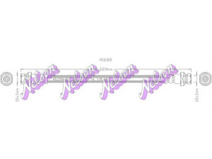 Brovex-Nelson H1688 stabdžių žarnelė 
 Stabdžių sistema -> Stabdžių žarnelės
46410634003, 46410634003P, 46410634004P