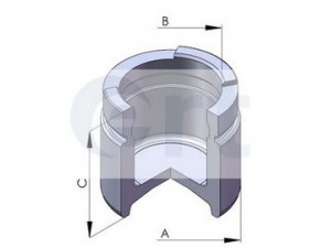 ERT 150291-C stūmoklis, stabdžių apkaba 
 Stabdžių sistema -> Stabdžių matuoklis -> Stabdžių dalys