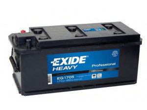 EXIDE EG1705 starterio akumuliatorius; starterio akumuliatorius 
 Elektros įranga -> Akumuliatorius