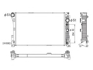 ORDONEZ 2064100 radiatorius, variklio aušinimas 
 Aušinimo sistema -> Radiatorius/alyvos aušintuvas -> Radiatorius/dalys
2045000603, 2045000703, 2045001203