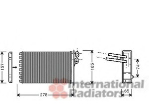VAN WEZEL 03006156 šilumokaitis, salono šildymas 
 Šildymas / vėdinimas -> Šilumokaitis
8D2819030, 8D2819031A