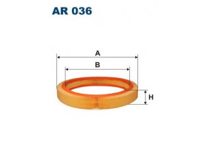 FILTRON AR036 oro filtras 
 Techninės priežiūros dalys -> Techninės priežiūros intervalai
5025058, 0030943804, 0030945804