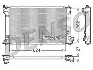 DENSO DRM50027 radiatorius, variklio aušinimas 
 Aušinimo sistema -> Radiatorius/alyvos aušintuvas -> Radiatorius/dalys
164000G021, 164000G031