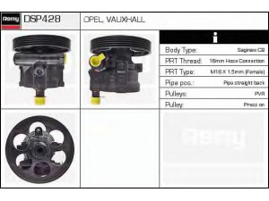 DELCO REMY DSP428 hidraulinis siurblys, vairo sistema 
 Vairavimas -> Vairo pavara/siurblys
4500053