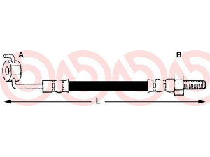 BREMBO T 24 089 stabdžių žarnelė 
 Stabdžių sistema -> Stabdžių žarnelės
6657327, 1987476620, 127811, PHD342