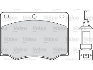 VALEO 598170 stabdžių trinkelių rinkinys, diskinis stabdys 
 Techninės priežiūros dalys -> Papildomas remontas
1619145, 1650317, 1665599, 5018906