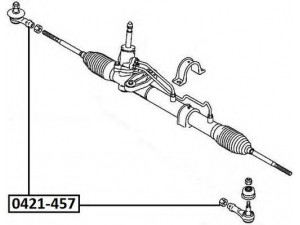 ASVA 0421-457 skersinės vairo trauklės galas 
 Vairavimas -> Vairo mechanizmo sujungimai
5682028000, MB241982, MB489407