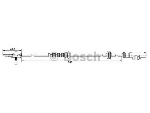 BOSCH 0 265 007 896 jutiklis, rato greitis 
 Elektros įranga -> Jutikliai
55701387, 55703974, 93189276, 93189276